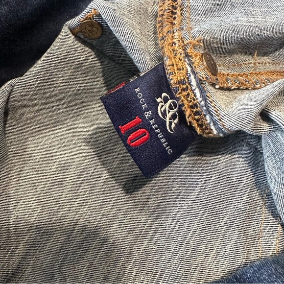 Rock & Republic Denim Rx Fever Pull On Crop Jean - Picture 5 of 8